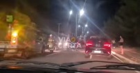 [VÍDEO] Motorista colide com poste na Via Costeira em noite chuvosa em Natal