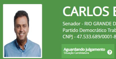 Procuradoria Regional Eleitoral pede deferimento da candidatura de Carlos Eduardo