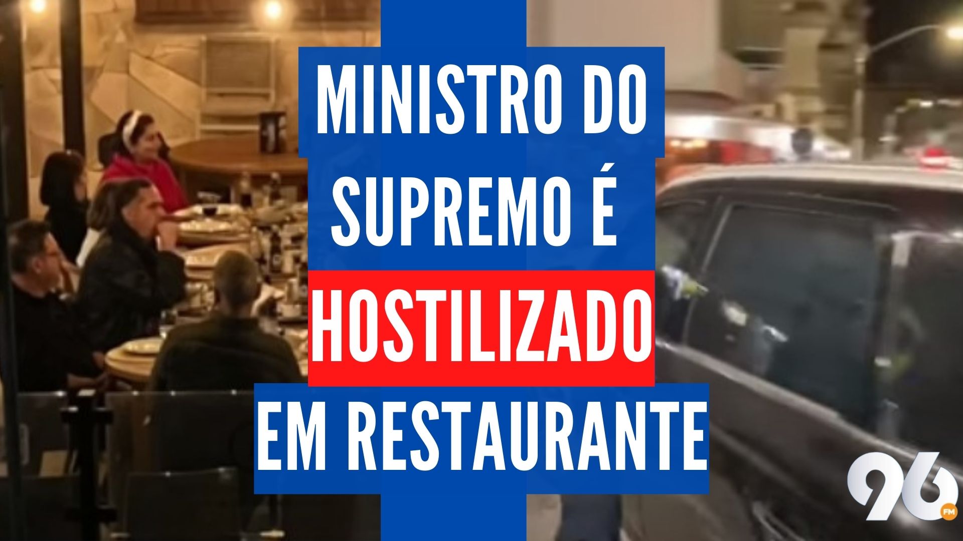 [VIDEO] Ministro do STF é hostilizado em restaurante e precisa ser escoltado até sua casa