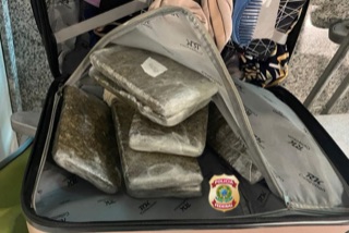 PF prende mulher com 3,5 kg de maconha no aeroporto de Natal