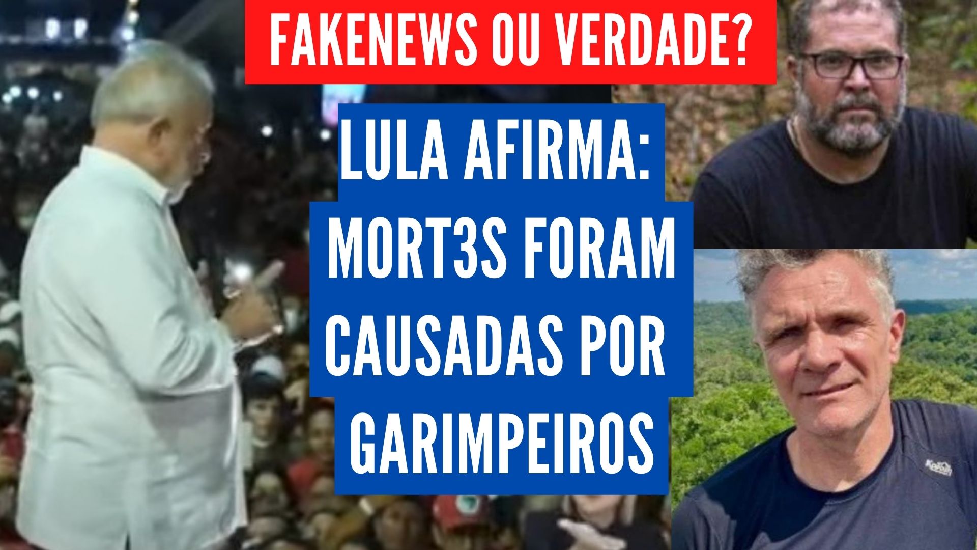 [VIDEO] Lula afirma que jornalista e indigenista foram mortos por milicianos/fascistas