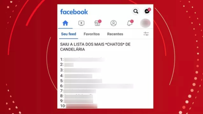 Lista no Facebook de mais “chatos” e “cornos” vira caso de polícia