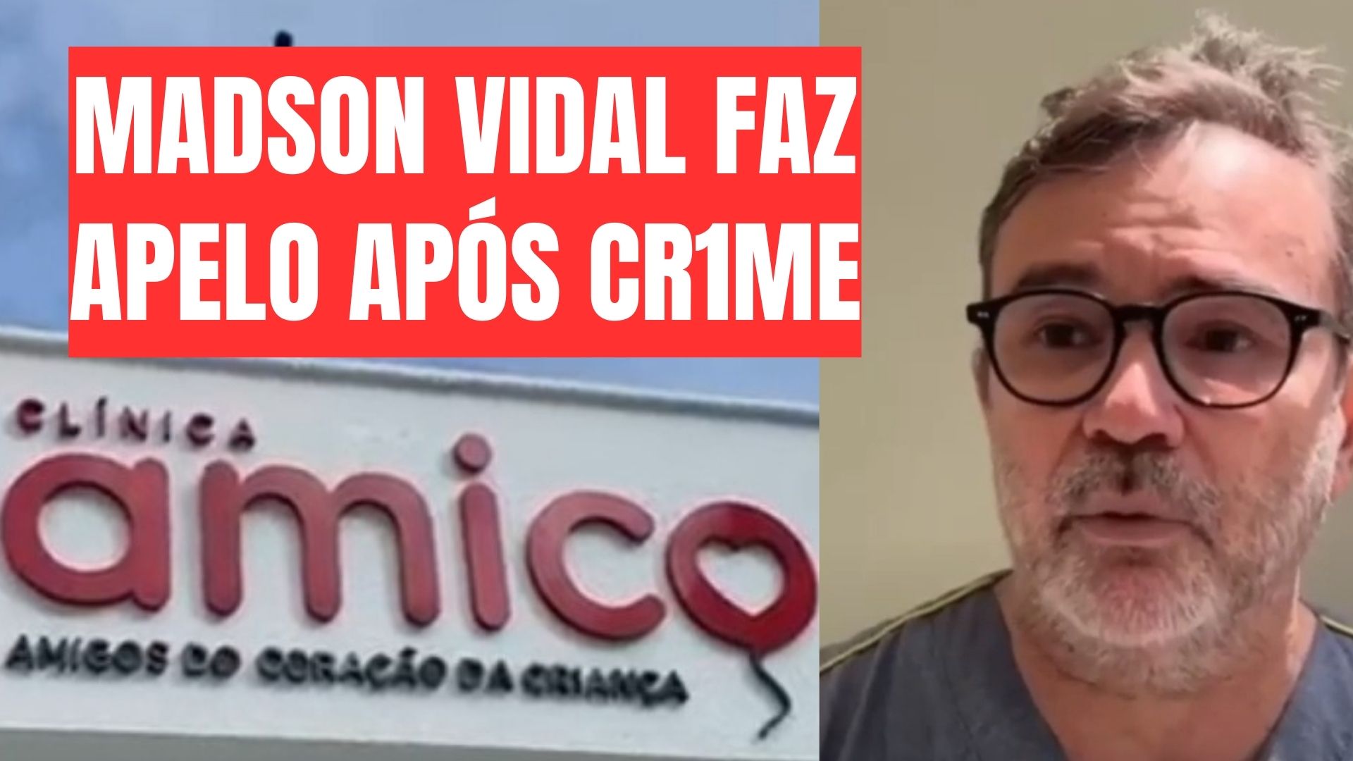 [VIDEO] Urgente: AMICO é arrombada e criminoso leva dutos dos equipamentos condicionadores de ar