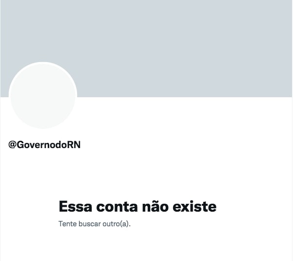 Redes sociais do Governo do RN são retiradas do ar