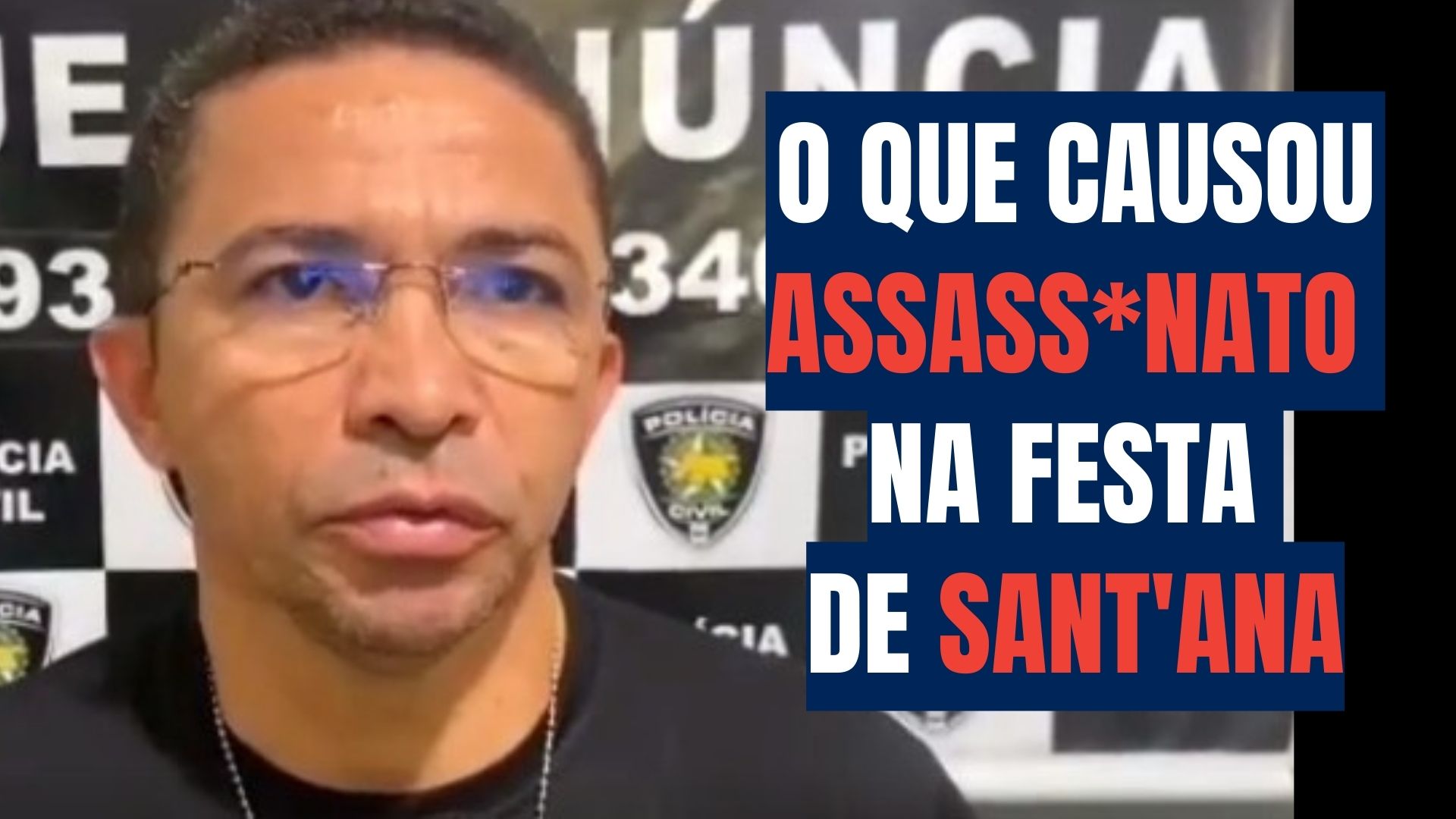 [VIDEO] Delegado revela motivação para assassinato durante festa de Sant'Ana em Currais Novos