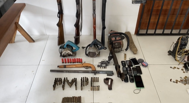 Homem é preso e arsenal de armas de grosso calibre apreendido no interior do RN