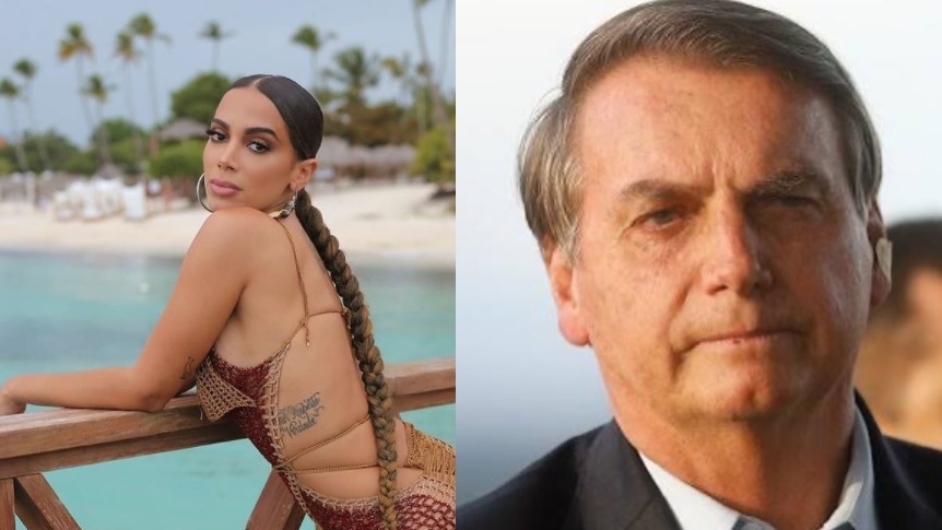 Deputado pede prisão de Anitta após protesto contra Bolsonaro