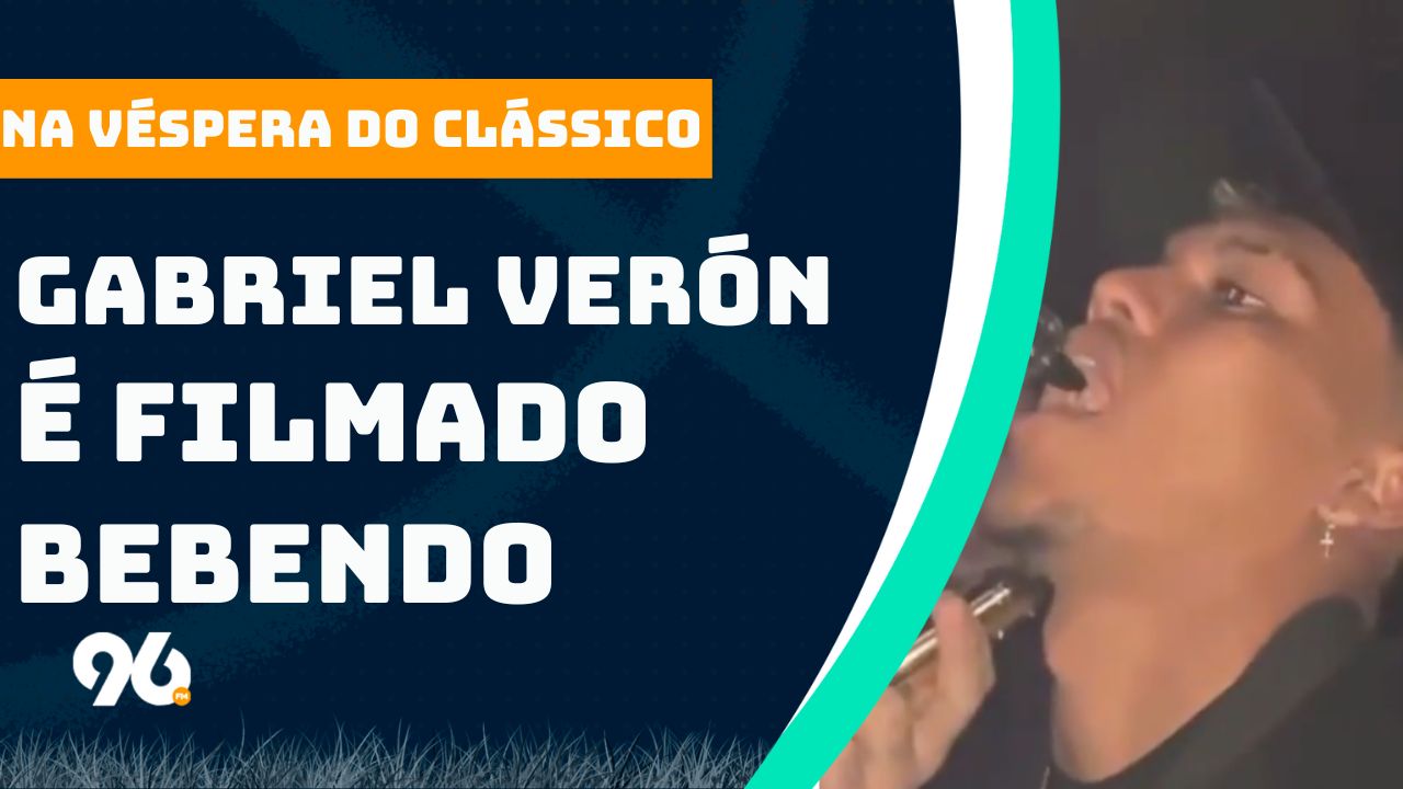 [VÍDEO] Gabriel Veron é flagrado bebendo em festa às vésperas do clássico contra o São Paulo