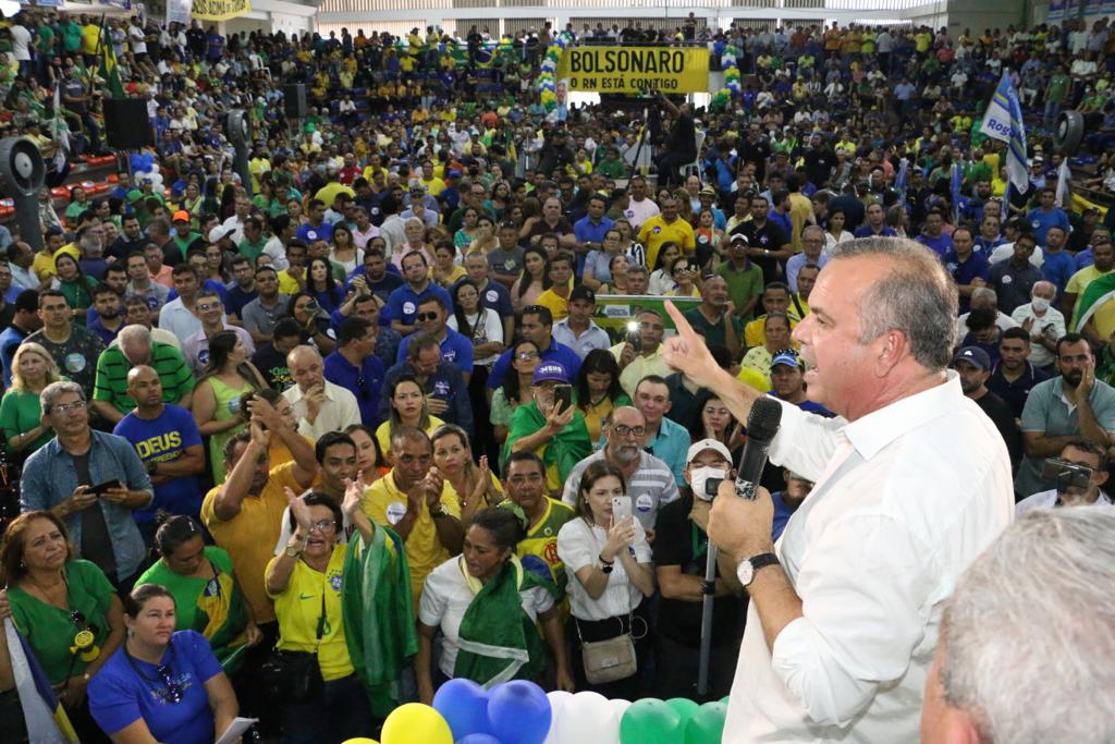 Multidão lota convenção do PL que confirma Rogério Marinho ao Senado