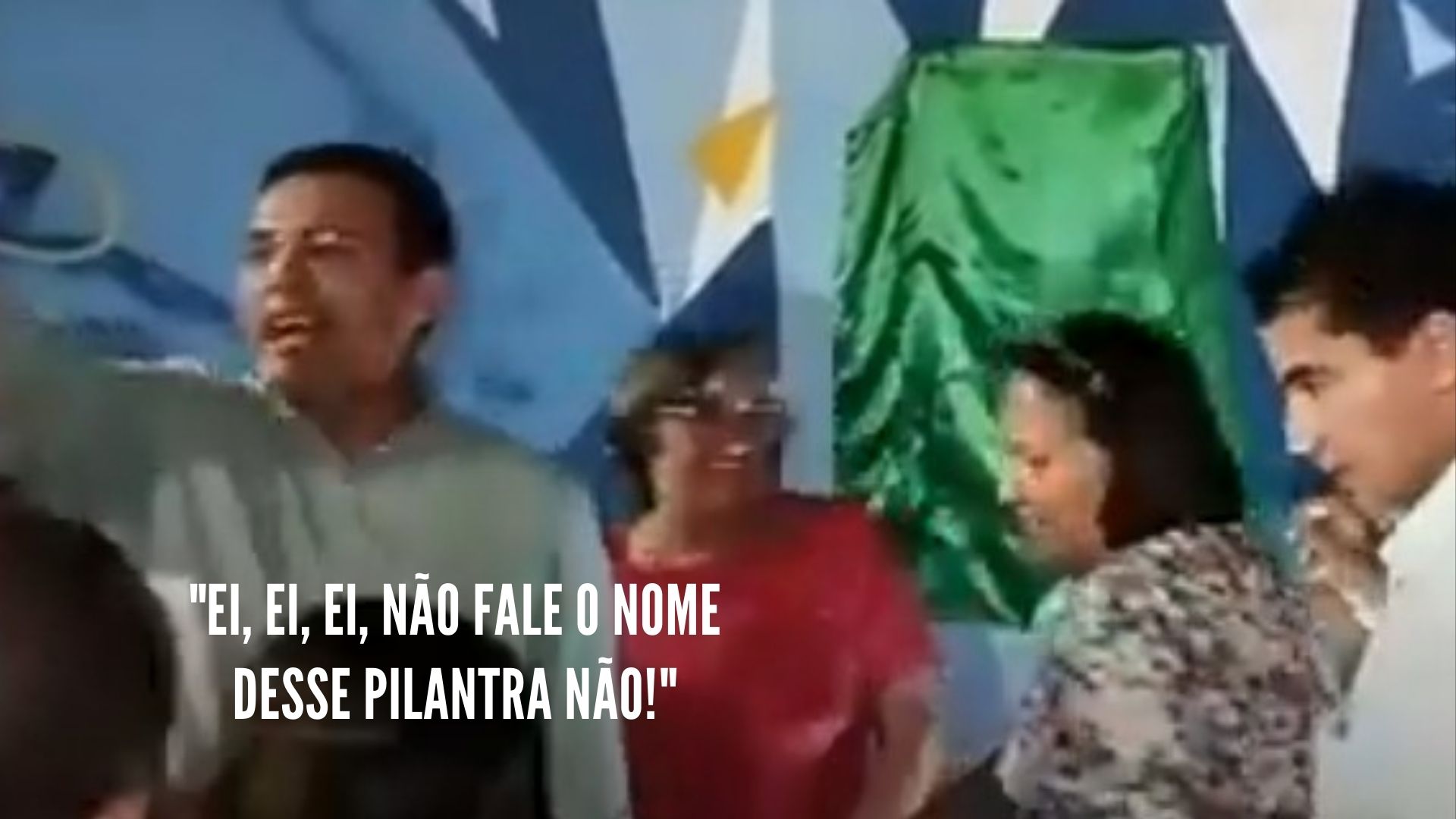 [VIDEO] Microfone capta prefeito de Patu, ao lado de Fátima, chamando Carlos Eduardo Alves de pilantra