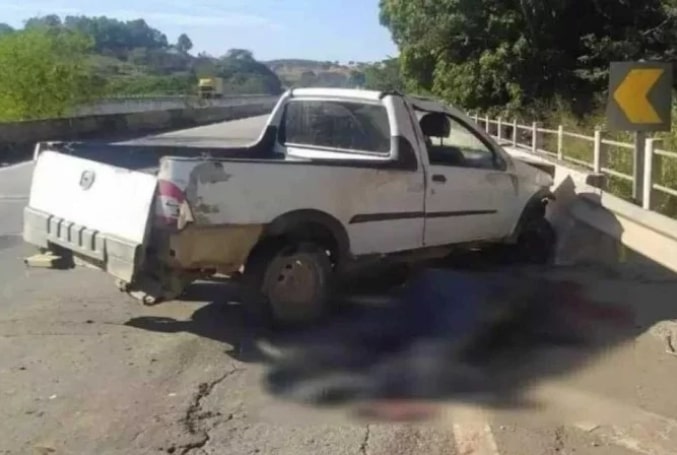 Homem tem cabeça esmagada pelo próprio veículo em acidente