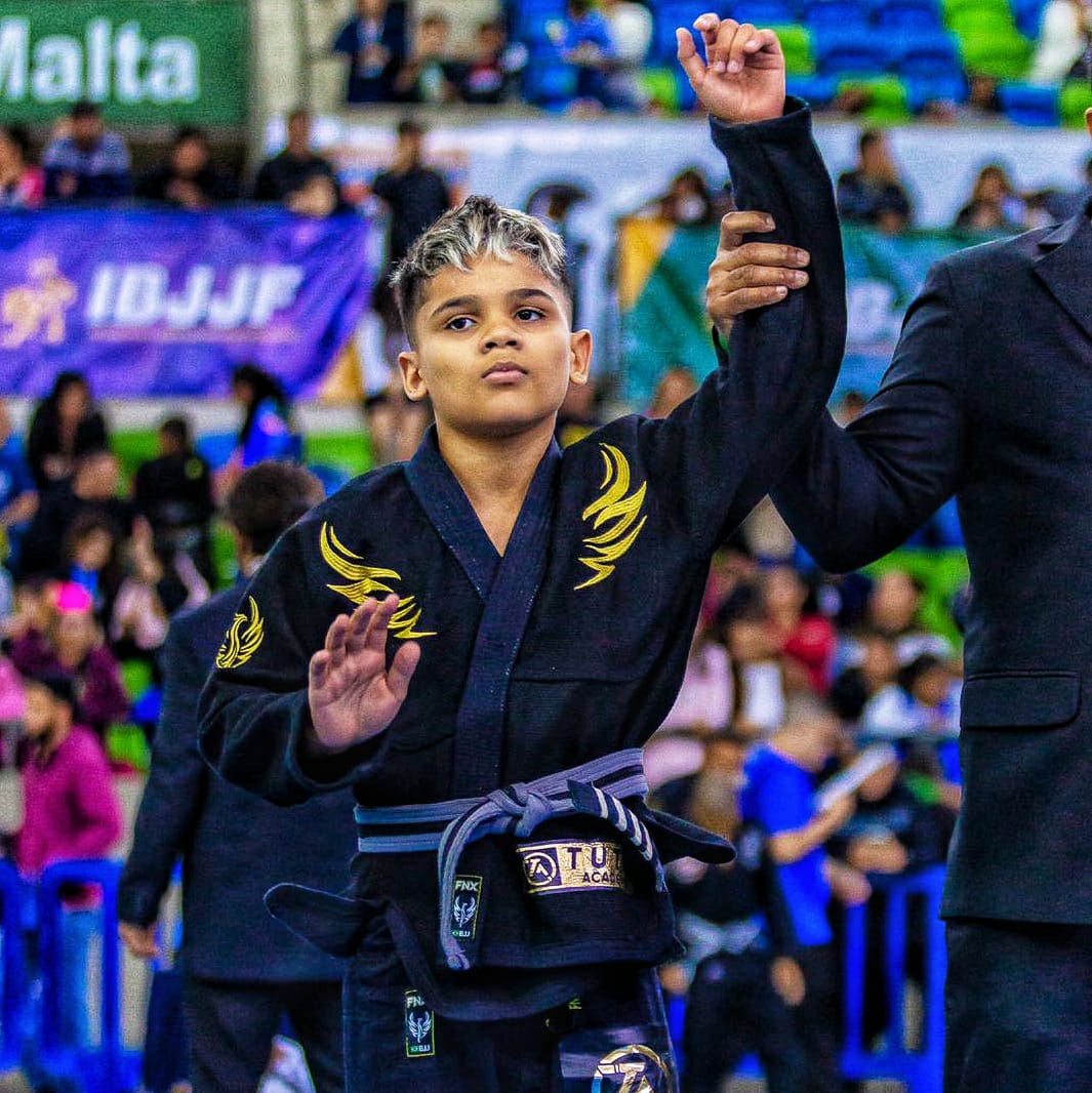 Aos 11 anos, potiguar Silvinho Romero conquista primeiro título internacional e agora é campeão Sulamericano de Jiu-Jitsu Kids