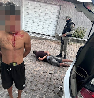 Assaltante leva tiro na cara após tentar roubar arma de vigilante na Grande Natal