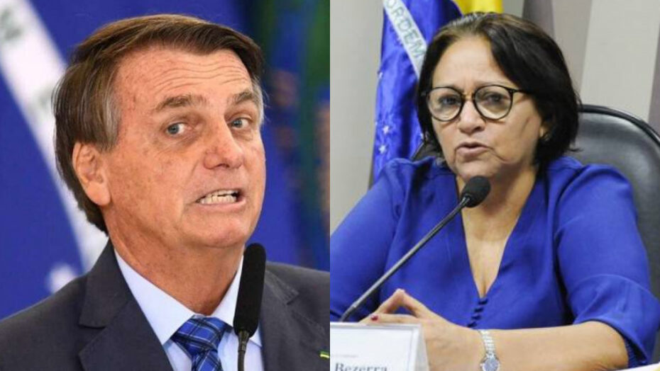 Bolsonaro culpa Fátima por alto preço de combustíveis no RN