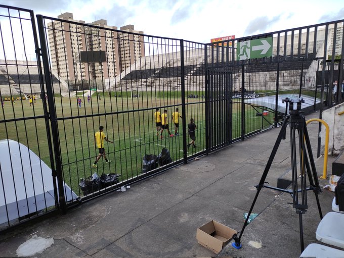 ABC se reapresenta, faz jogo-treino e Wallyson só dá voltas no campo