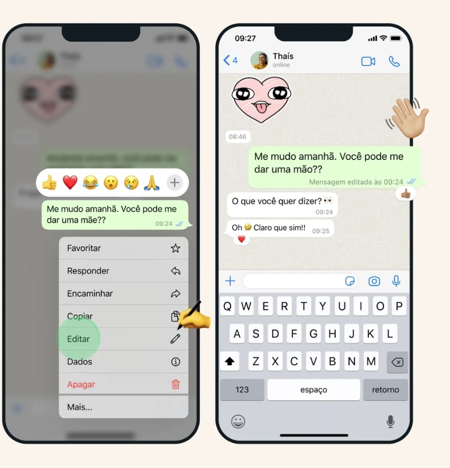 WhatsApp anuncia opção de editar mensagens; veja como fazer