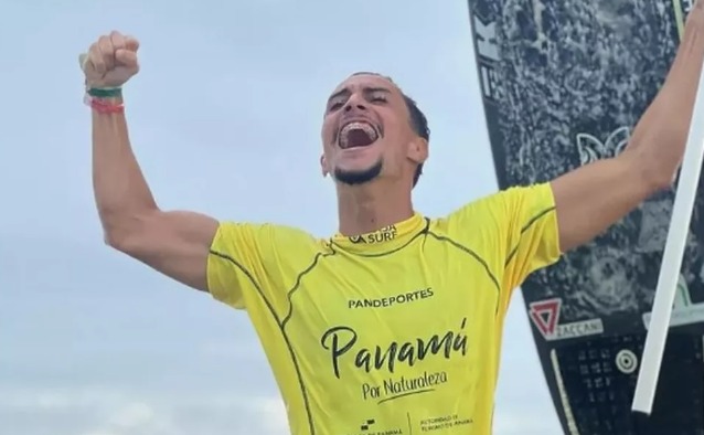 Surfista potiguar Mateus Sena conquista ouro para o Brasil no Pan-americano