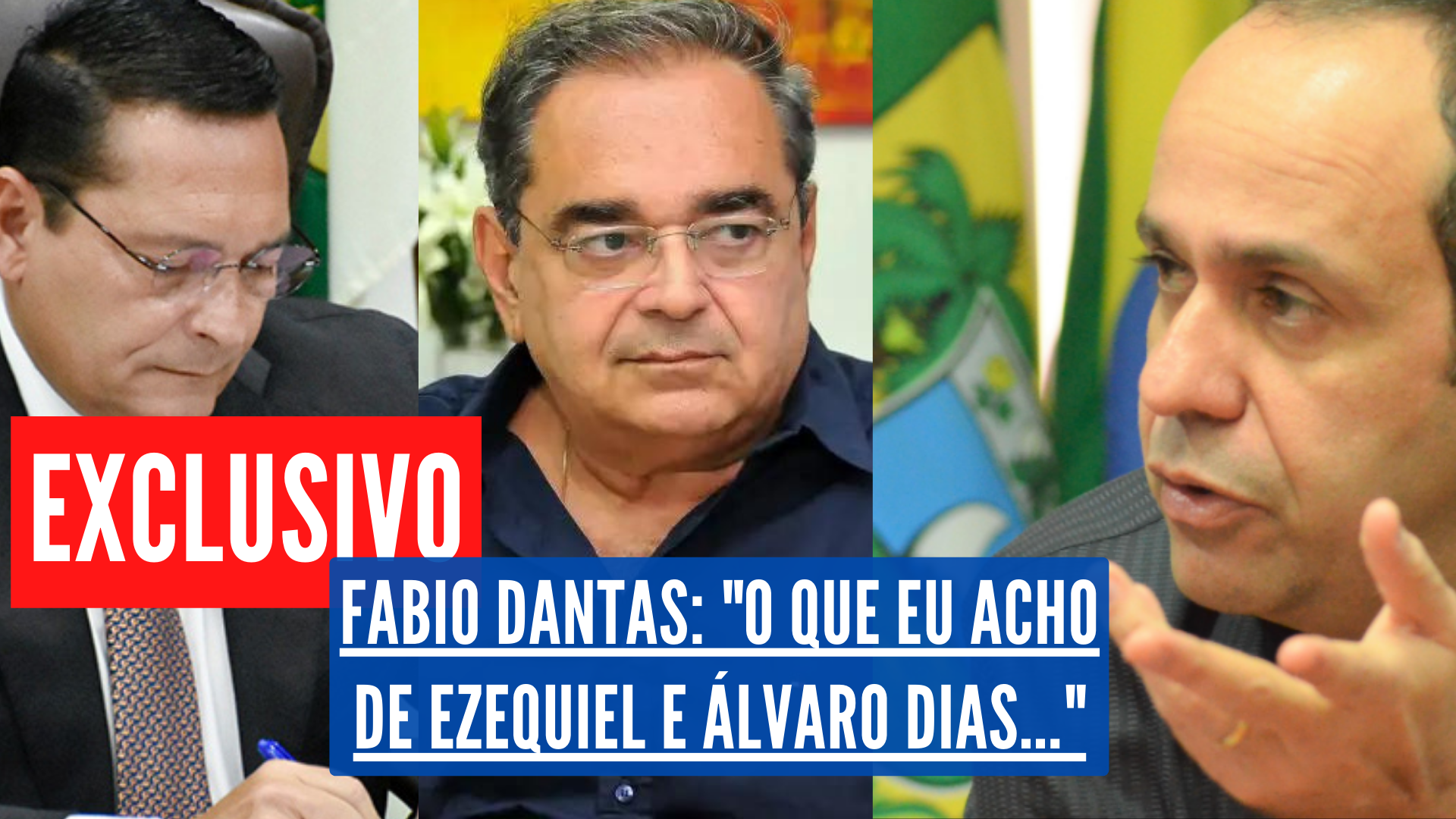 [VIDEO] Fabio Dantas afirma que Ezequiel e Álvaro podem ser "protagonistas" na campanha dele