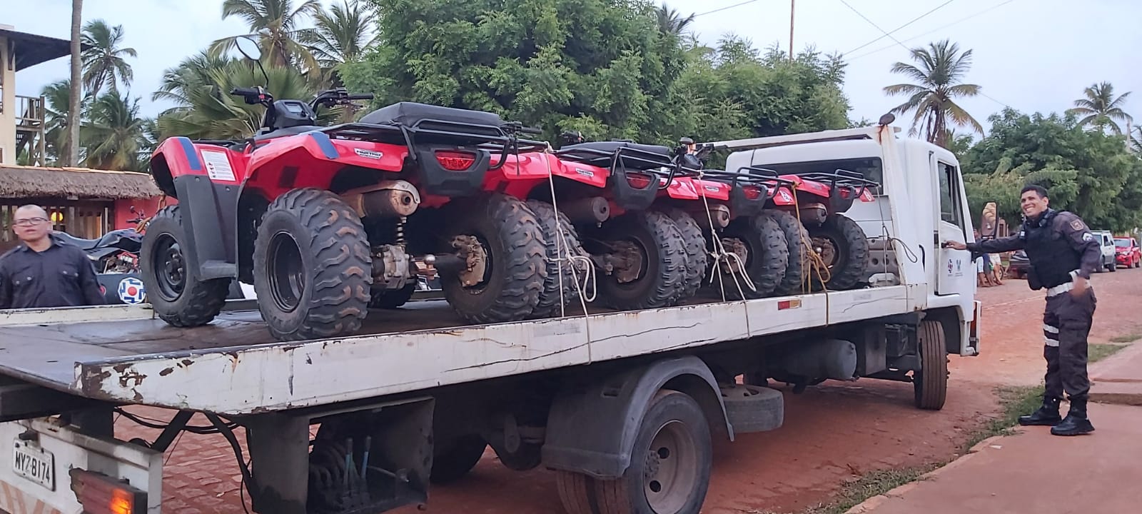 PM apreende quadriciclos e autua motoristas por embriaguez no Litoral Norte do RN