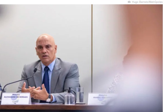 Moraes diz à PF que foi chamado de “bandido” e que seu filho levou tapa na cara