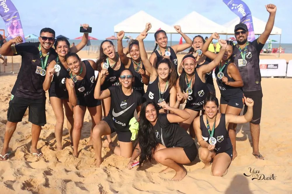 ABC é vice-campeão no beach handebol feminino.