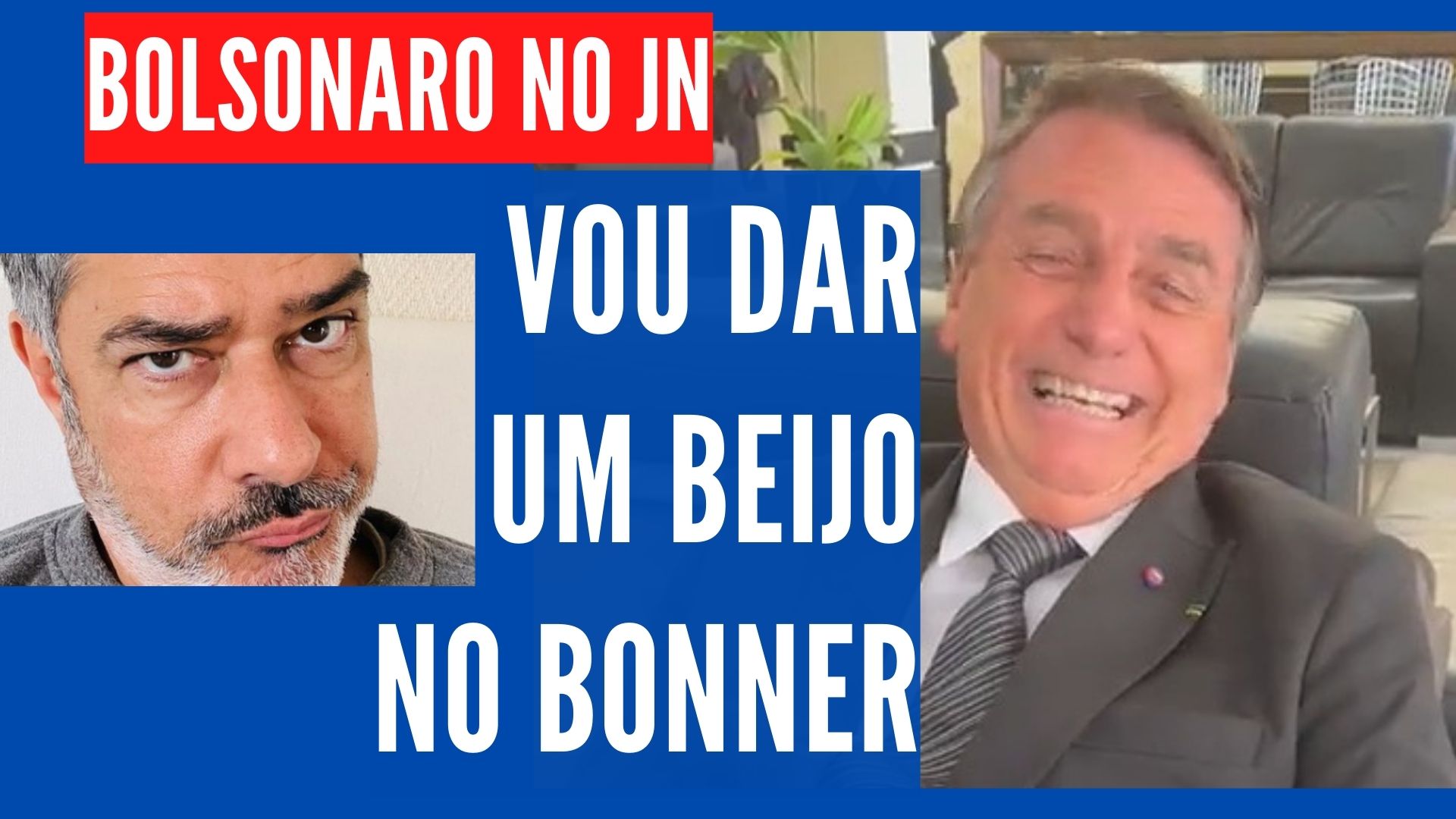 [VIDEO] Bolsonaro sobre entrevista no Jornal Nacional: "Vou dar um beijo no Bonner"