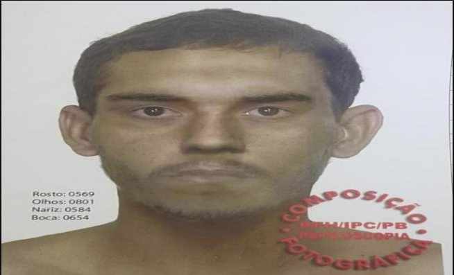 Veja o retrato falado do bandido que assassinou o policial civil em Zumbi