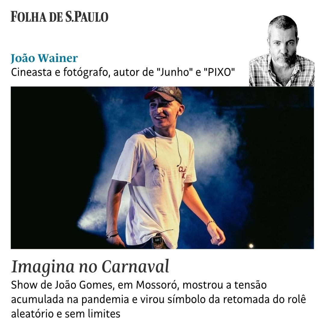 Folha afirma que show de João Gomes em Mossoró foi símbolo 'Rolê Aleatório': "Imagina no Carnaval"