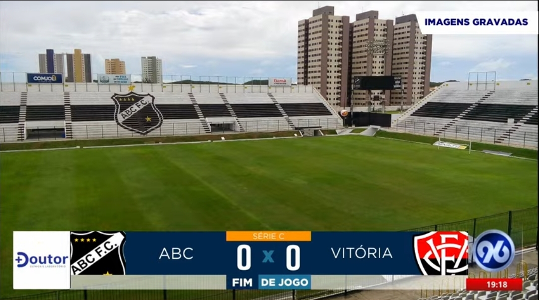 [VIDEO] ABC e Vitória ficam no empate sem gols no Frasqueirão; veja como foi