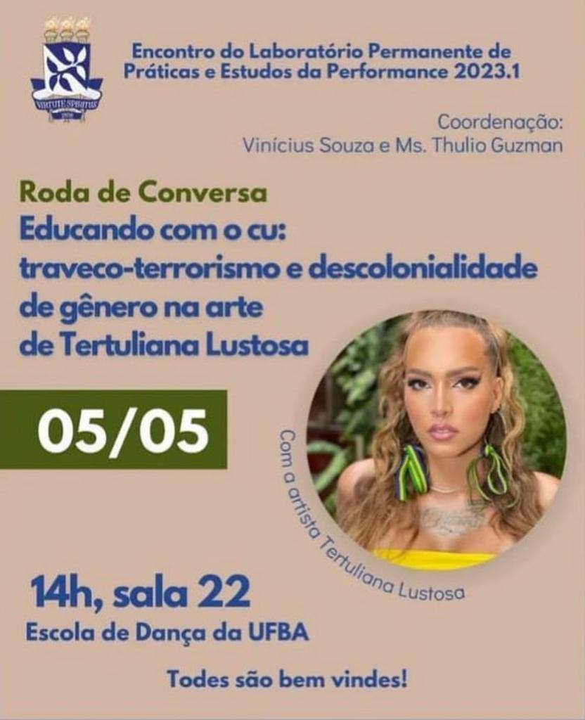 Universidade Federal recebe evento "Educando com o c* - Traveco-terrorismo”