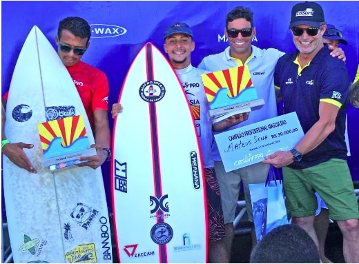 Potiguar vence 1ª etapa do Brasileiro Profissional de Surfe e larga na frente na disputa pelo título de 2022