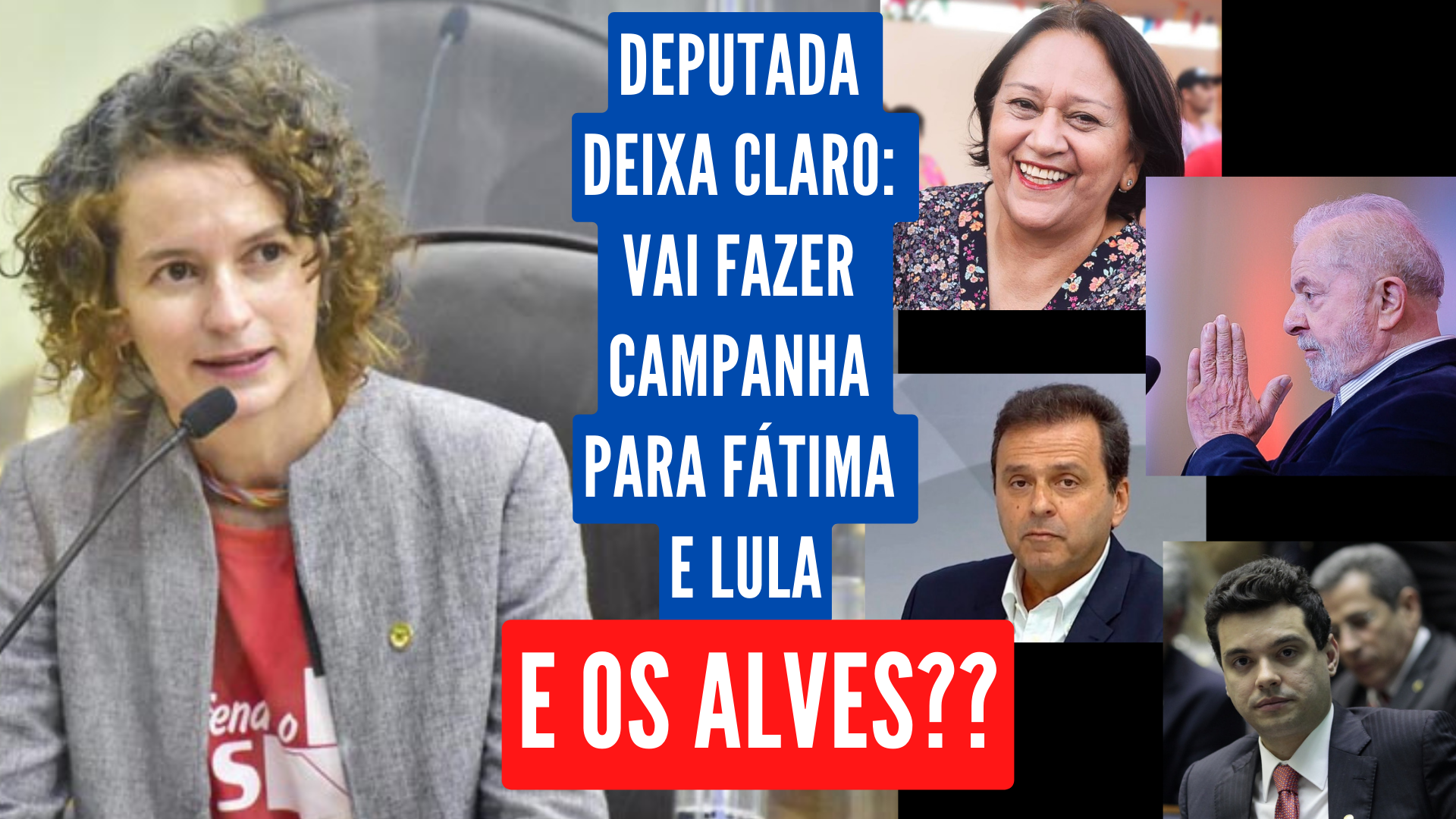 Questionada sobre aliança com Alves, Isolda Dantas afirma que fará campanha para Fátima e Lula