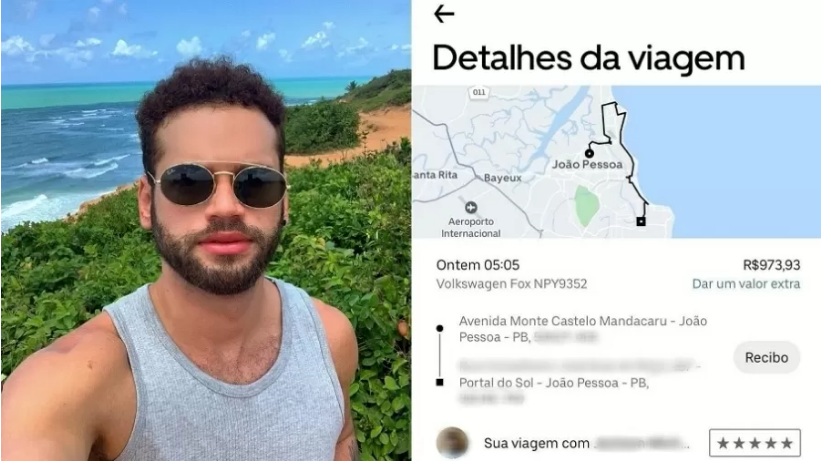 Uber cobra quase R$ 1000 por viagem de 20 minutos entre bairros da mesma cidade