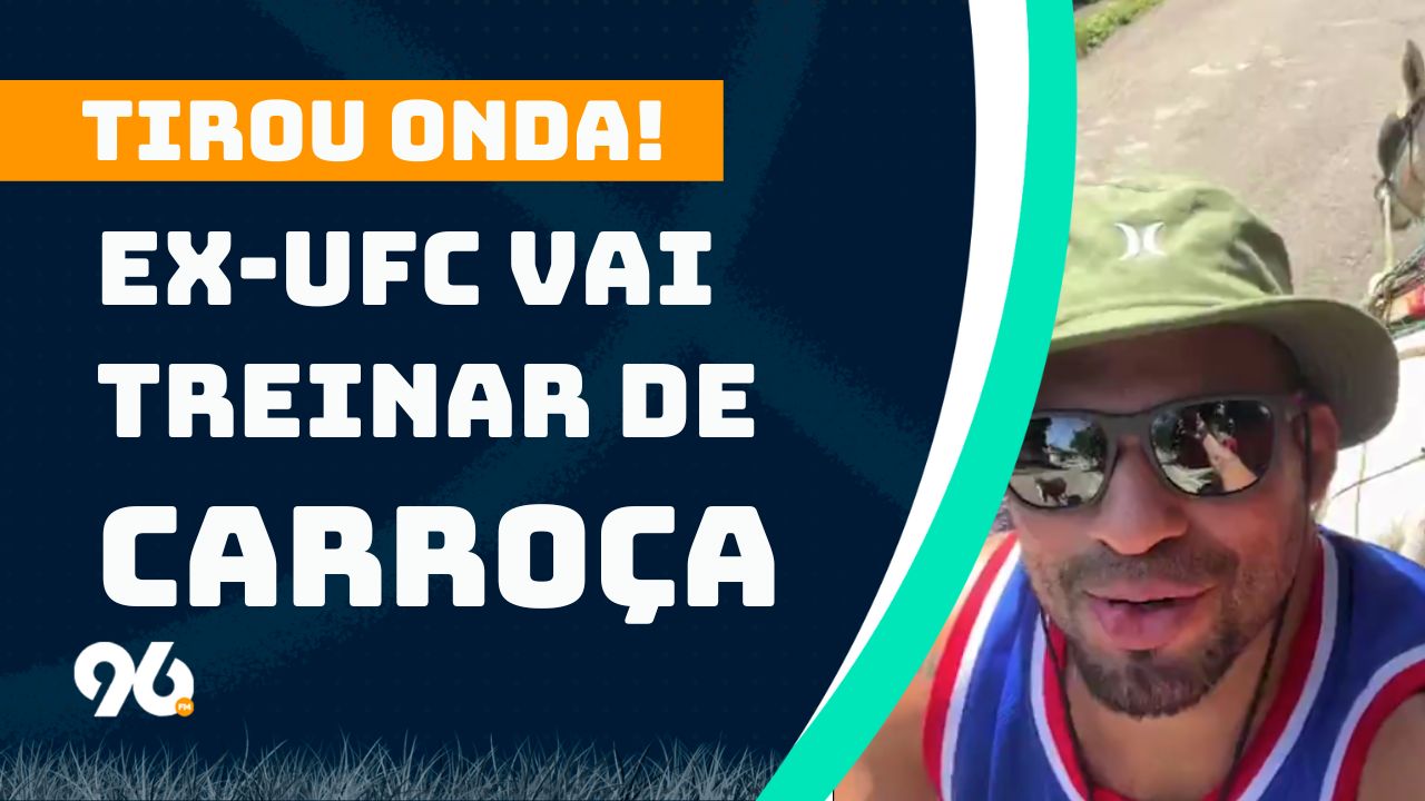 [VÍDEO] Ex-UFC tira onda ao ir treinar de carroça em Natal