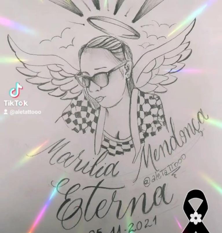 Tatuador faz homenagem para Marília antes de ser assassinado com 30 tiros no RN