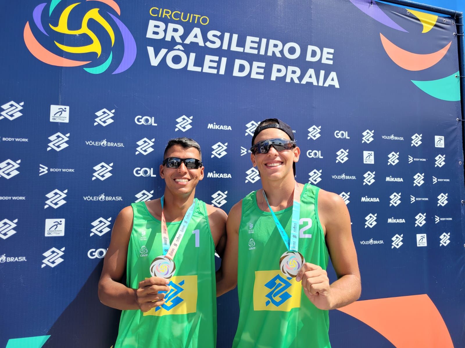 Dupla do RN é medalha de bronze na 1ª do Circuito Brasileiro de Vôlei de Praia