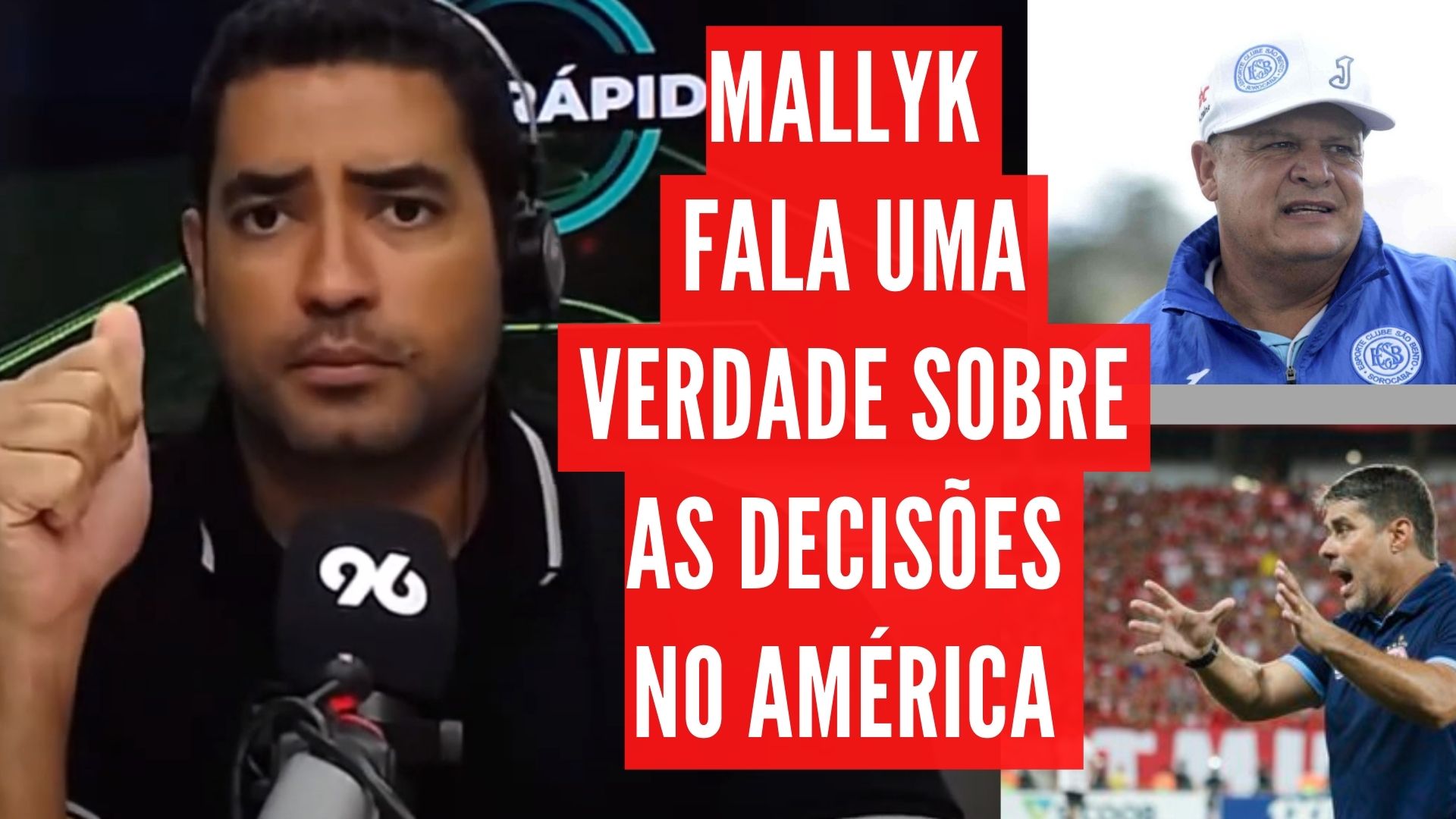 [VIDEO] Opinião: Repórter da 96 relata influência das redes sociais no comando do América de Natal