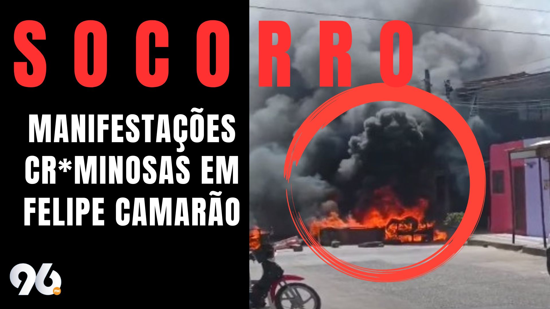 [VIDEO] "Quando 'Tribunal do Crime' age, não existe protesto", afirma PM sobre protesto em Felipe Camarão