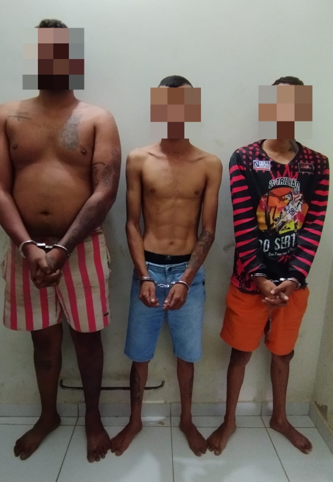 Trio é preso em operação contra facção criminosa no interior do RN