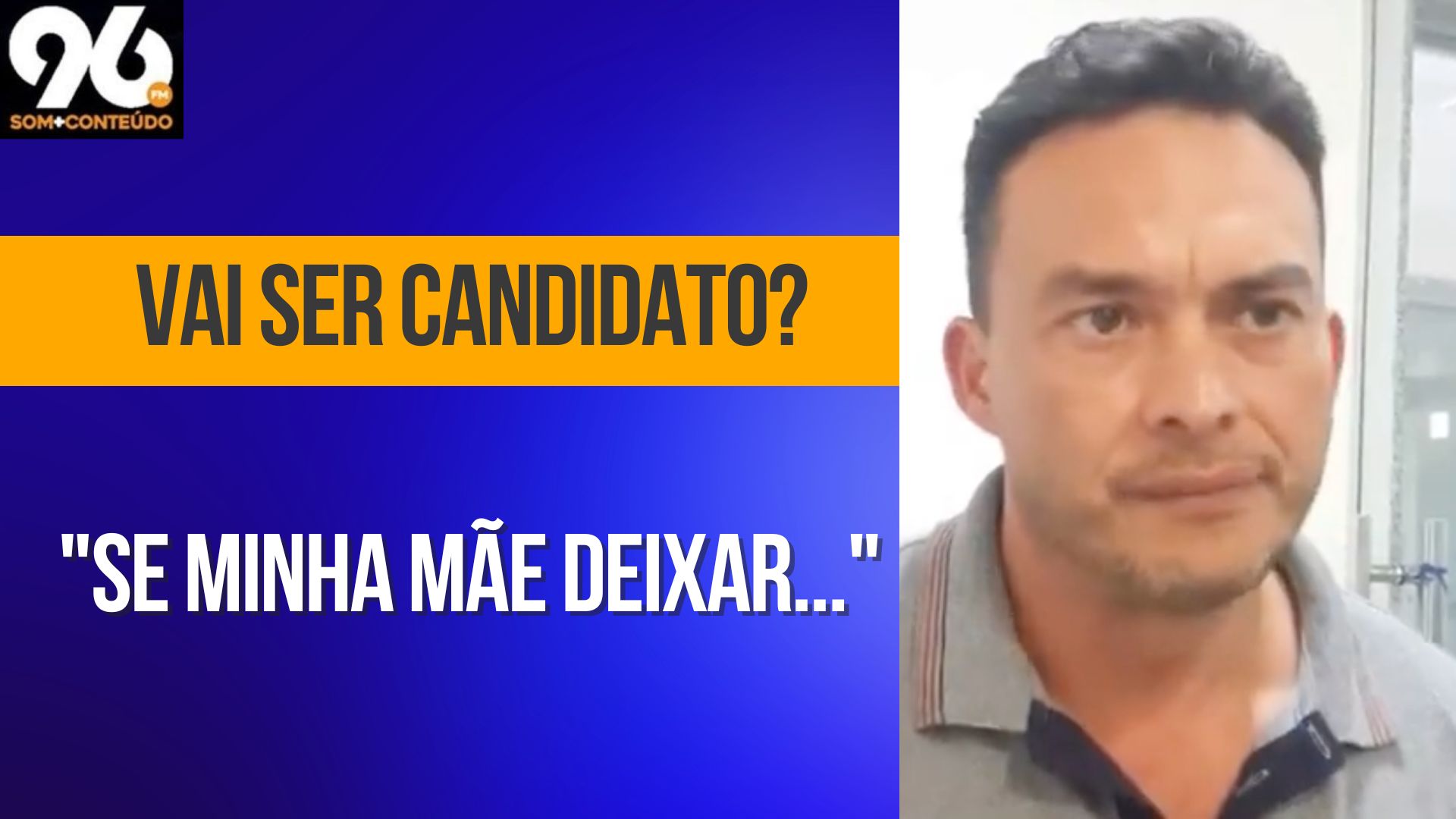 [VÍDEO] Styvenson fala que só vai ser candidato ao Governo do RN se a mãe deixar