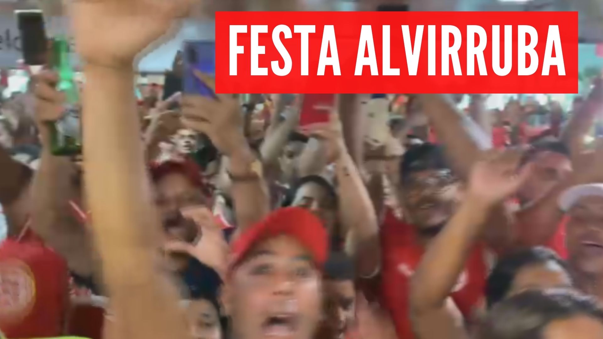 [VIDEO] Torcida do América recepciona time campeão com festa no Aeroporto de Natal