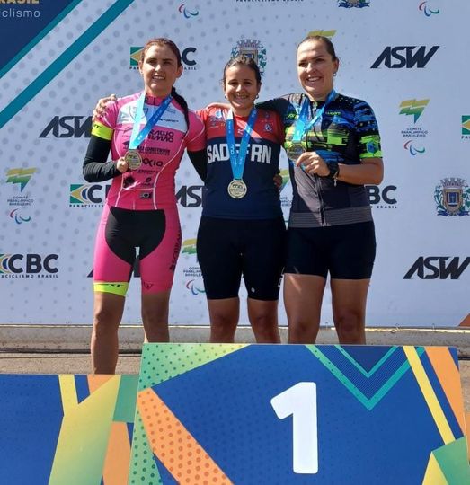 Ana Raquel domina disputa da Copa Brasil de Paraciclismo