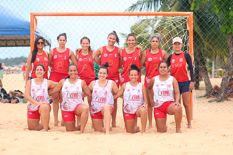 Meninas do América brilham no Circuito Brasileiro de Beach Handebol