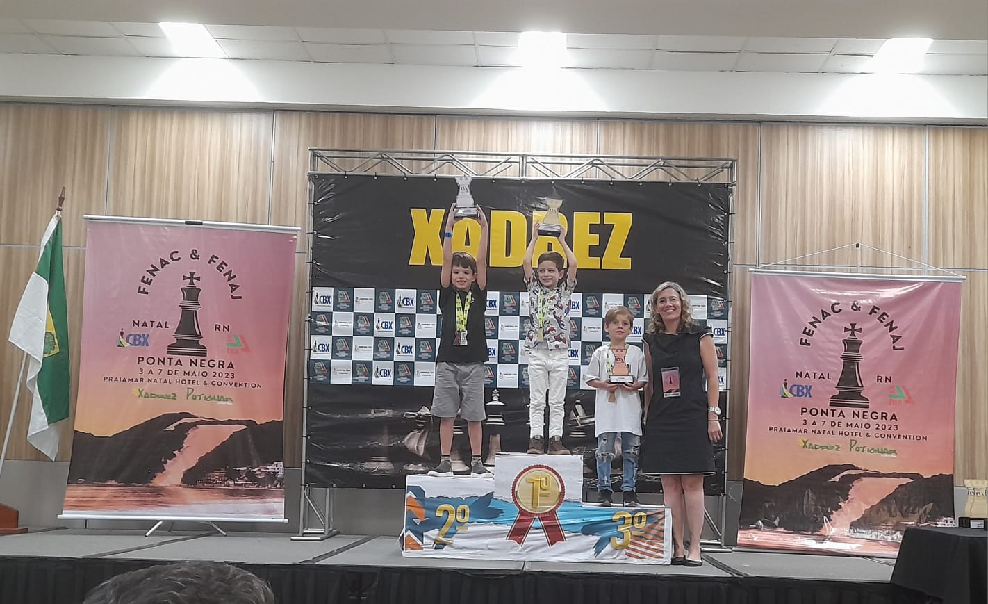 Potiguar de 7 anos é campeão brasileiro de xadrez