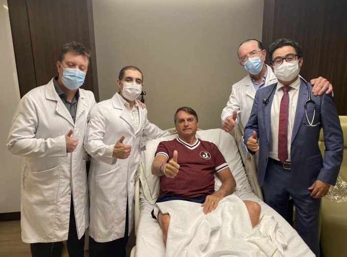 Bolsonaro recebe alta hospitalar após dois dias internado