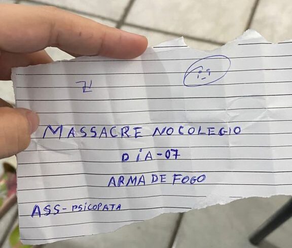 "Massacre no colégio": mensagem assinada por "psicopata" faz escola do RN acionar a polícia