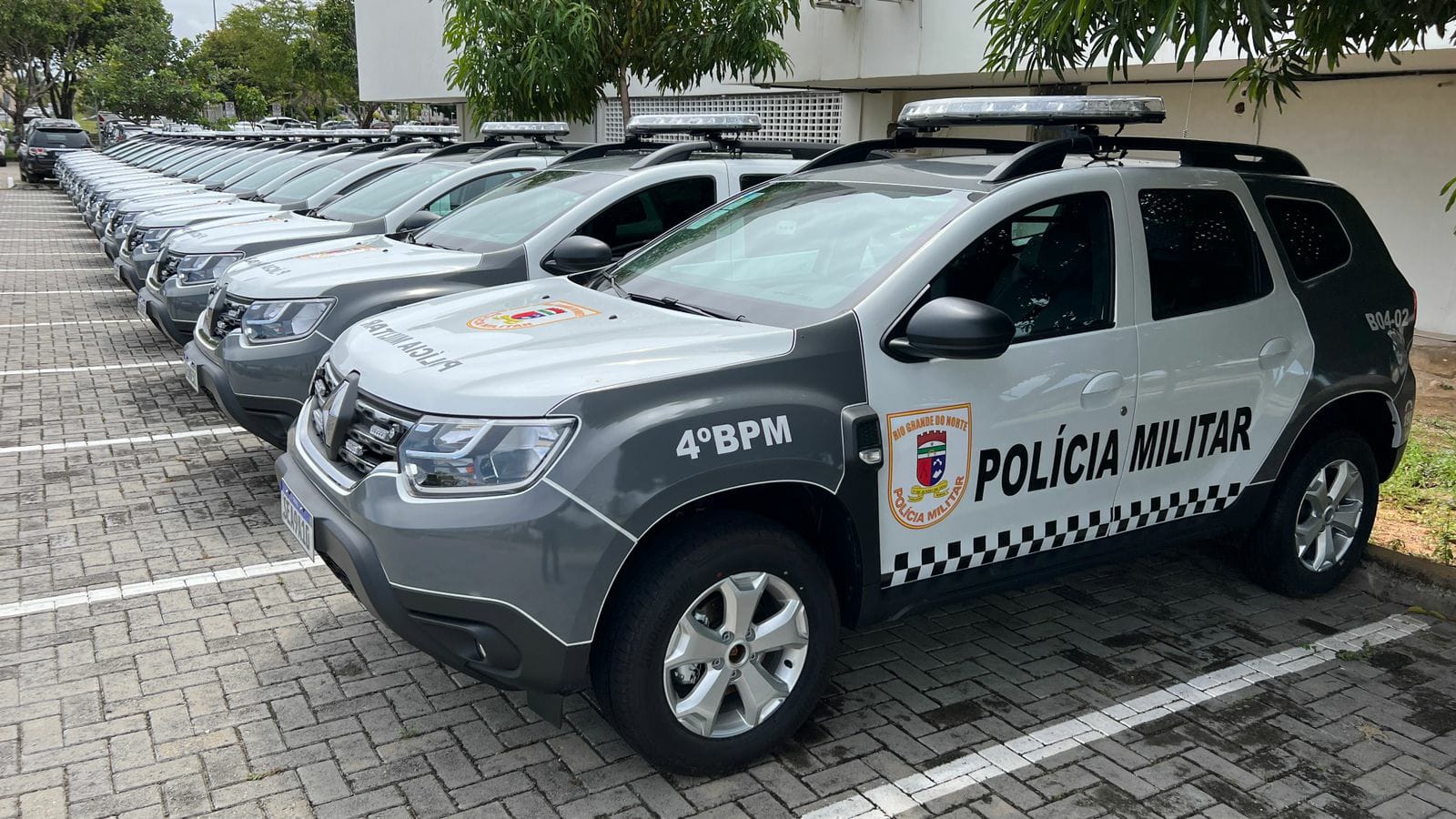 RN recebe nova remessa das 300 viaturas alugadas para a PM e Polícia Civil