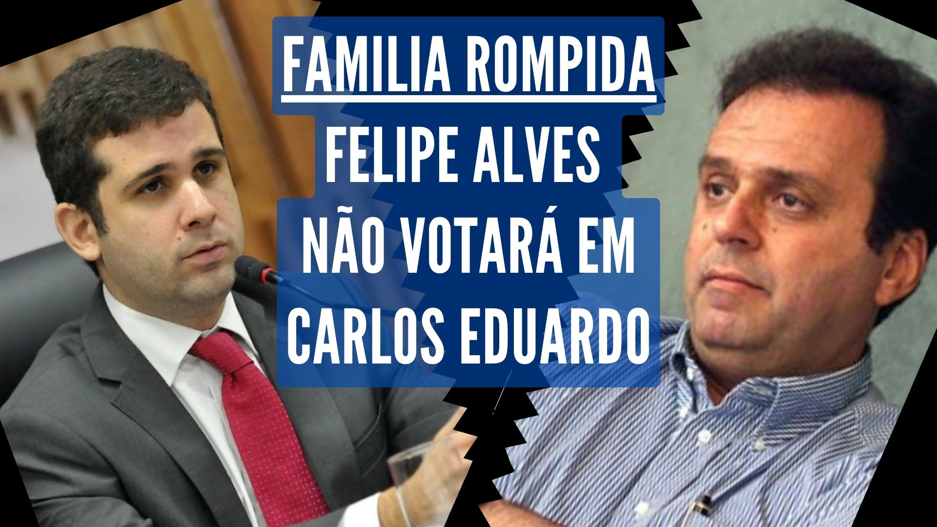 [VIDEO] Perseguido, Felipe Alves não pretende votar no primo, Carlos Eduardo Alves