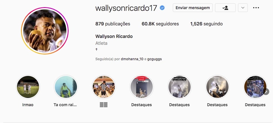 [VÍDEO] No Instagram, Wallyson não é mais jogador do ABC