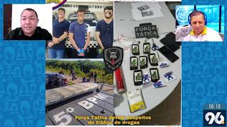 [VÍDEO] Polícia prende três playboys com "haxixe" em área nobre de Natal